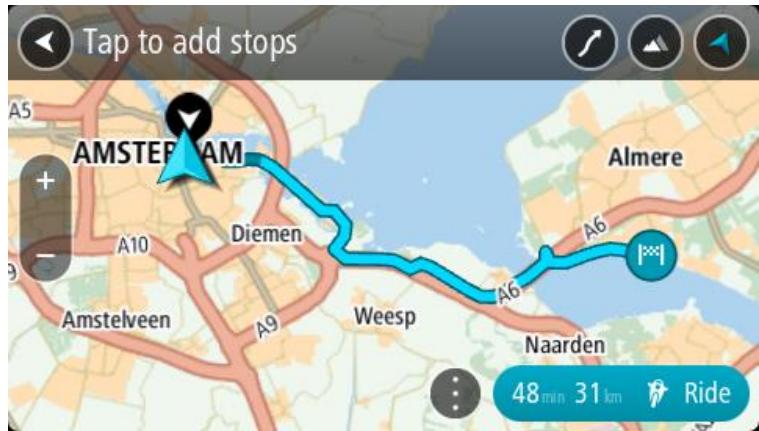 TOMTOM RIDER 40 - Planifier un parcours à sensations vers une destination - 4