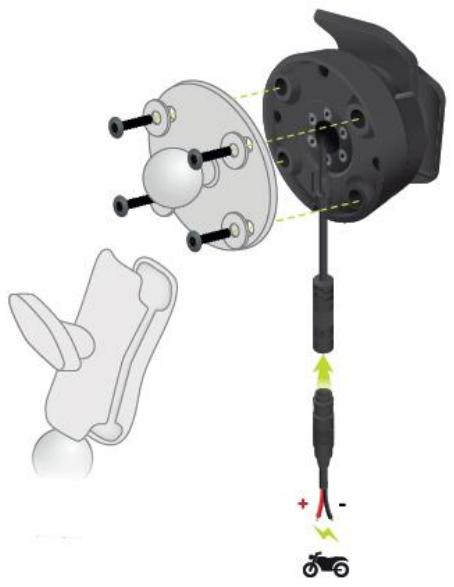 TOMTOM RIDER 40 - Fixer sur une moto - 2