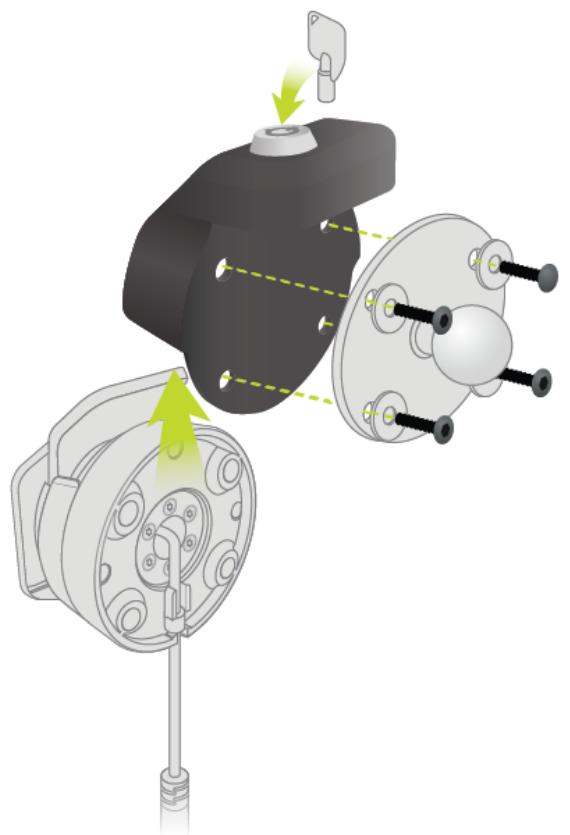 TOMTOM RIDER 40 - Utiliser la solution antivol - 1