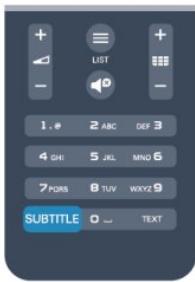 PHILIPS 47PFK7199, 55PFK7199 - Activer les sous-titres - 1