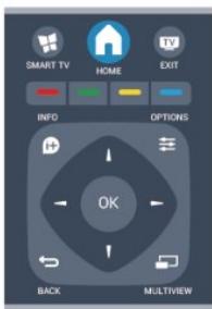 PHILIPS 47PFK7199, 55PFK7199 - Ouvrir le menu d'accueil - 1