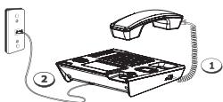 ALCATEL TEMPORIS T56 - Installation du telephone - 1