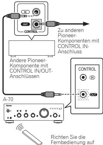 PIONEER A-70-K - Zentrale Steuerung mit anderen Pioneer-Komponenten verwenden - 1