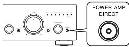 PIONEER A-70-S - Drücken Sie die Taste POWER AMP DIRECT an der Frontblende des Gerätes. - 1