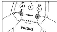 PHILIPS SRU1020 - Aktivieren/Deaktivieren der Kindersicherungsfunktion - 2