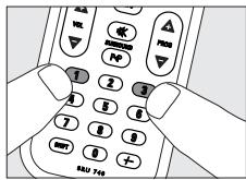 PHILIPS SRU740 - Legge til en fjernkontrollfunksjon - 9