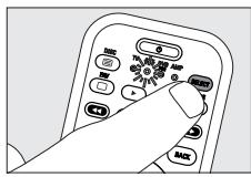 PHILIPS SRU740 - Attribution du contrôle du volume à un autre mode - 1