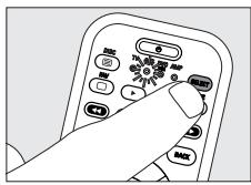 PHILIPS SRU740 - Ajuste de la selección de dispositivo (Selector de modo) - 1