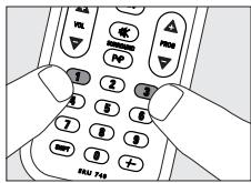 PHILIPS SRU740 - Example of TV: - 3