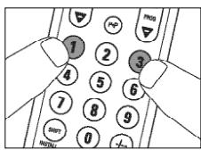 PHILIPS SRU 5010 - Manually setting the remote control - 2