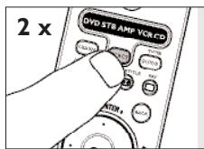 2 x OVD STR AMP VOR CD START CHANGE ATM