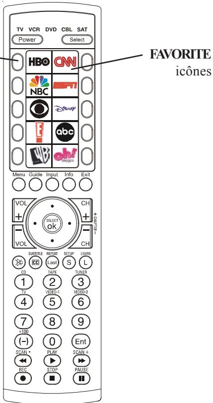 PHILIPS SRU4105 - Réglage des favoris - 1