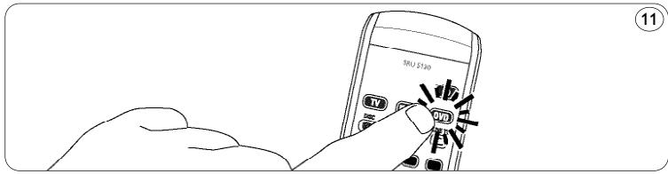 PHILIPS SRU5130 - 4,1 Réglage des sélections de l'appareil (touches de mode) - 1