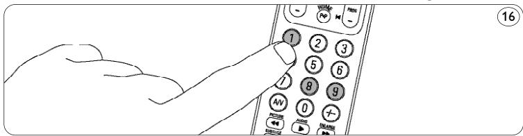 PHILIPS SRU5130 - Restauration des fonctions initiales de votre télécommande - 2