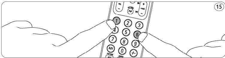 PHILIPS SRU5130 - De oorspronkelijke functies van uw afstandsbediening herstellen - 1