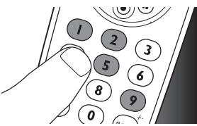 PHILIPS SRP4004 - Beispiel: Einrichten der Universal-Fernbedienung für Ihr Fernsehgerät: - 3