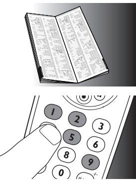 PHILIPS SRP4004 - Example: setting up the universal remote control to operate your TV: - 2