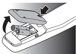 PHILIPS SRP4004 - De batterijenplaatsen - 1