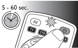 PHILIPS SRP4004 - Beispiel: Einrichten der Universal-Fernbedienung für Ihr Fernsehgerät: - 4