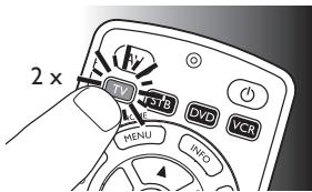 PHILIPS SRP4004 - Configuration de la télécommande universelle - 6
