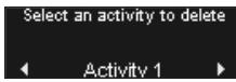 PHILIPS SRU 9600 - Delete an Activity - 1