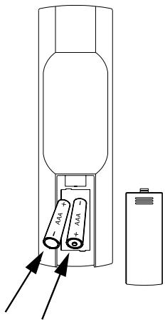 PHILIPS SRU2104S - Instalación de baterías - 1