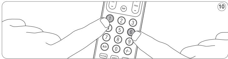 PHILIPS SRU-5110, SRU5110, SRU5110/86 - Ursprüngliche Einstellungen wiederherstellen - 1