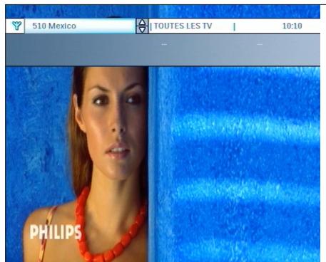 PHILIPS HDT8010 - Bandeau d'information - 1