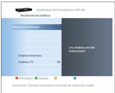 PHILIPS HDT8010 - Recherche de chaînes - 1