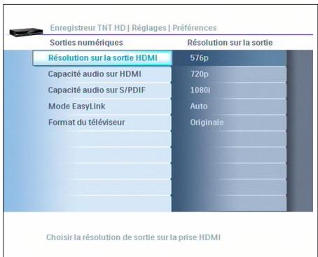 PHILIPS HDT8010 - Sorties numériques - 1