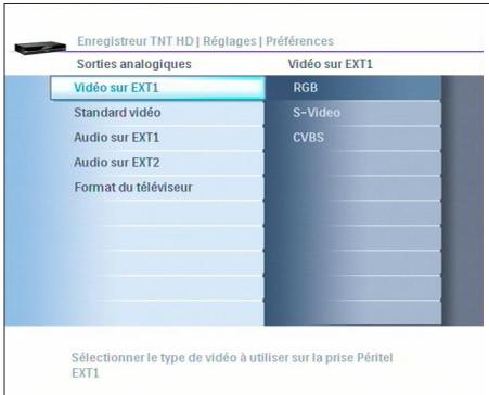 PHILIPS HDT8010 - Sorties analogiques - 1