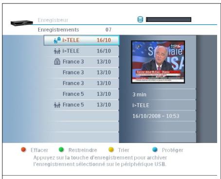 PHILIPS HDT8010 - Regarder vos enregistrements - 1