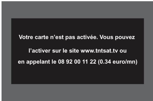 PHILIPS DSR 2020 - Messages carte TNTSAT - 2