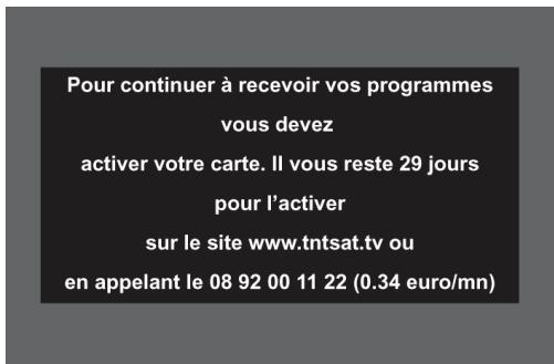 PHILIPS DSR 2020 - Messages carte TNTSAT - 1