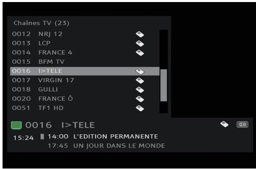 PHILIPS DSR 2020 - Utiliser les listes de favors - 1