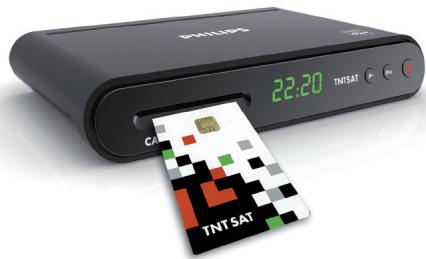 PHILIPS DSR 2020 - Insérer la carte - 1