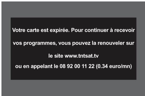PHILIPS DSR 2020 - Messages carte TNTSAT - 3