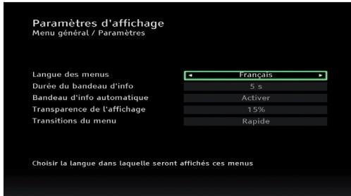 PHILIPS DSR 2020 - Paramètres d'affichage - 1