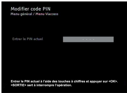 PHILIPS DSR 2020 - Modifier code PIN - 1