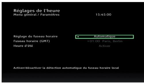 PHILIPS DSR 2020 - Réglages de l'heure - 1