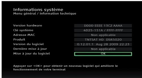 PHILIPS DSR 2020 - Informations système - 1