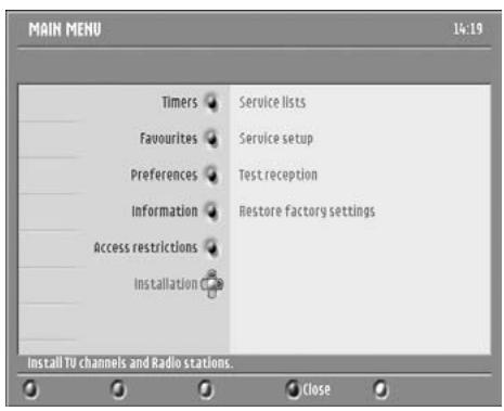 PHILIPS DTR 300 - To install a service you have selected from the list: - 2