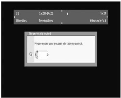 PHILIPS DTR 300 - Visualisation des chaînes verrouillées - 1