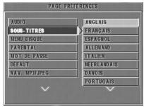 PHILIPS DVD625-001 - Langue des sous-titres - 1