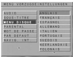 PHILIPS DVD733-001 - Menu disque - 1