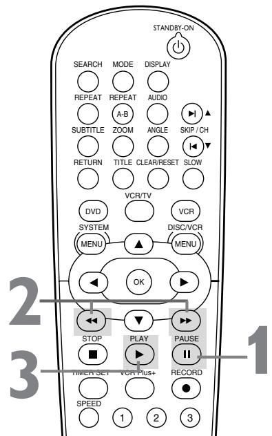 PHILIPS DVD750-002 - Press PLAY  to return to normal playback. - 1