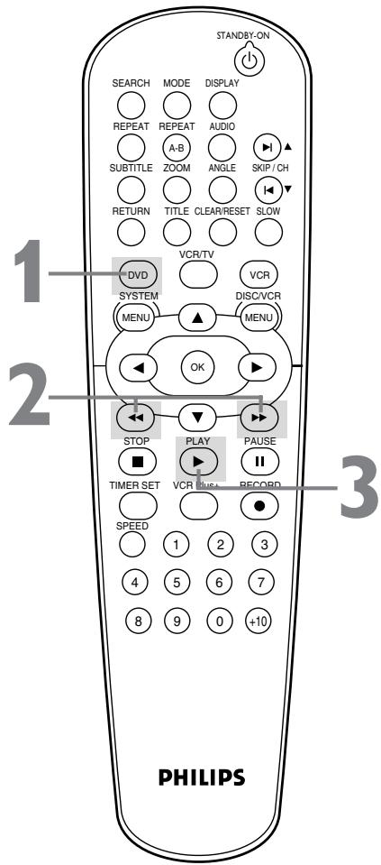 PHILIPS DVD750-002 - During playback, press  or  . - 2
