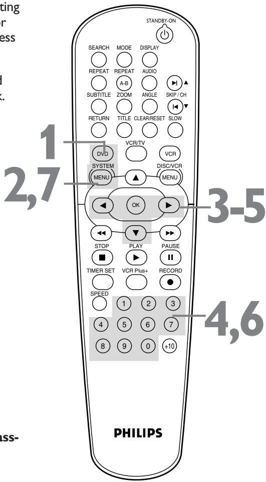 PHILIPS DVD750VR - Parental Controls Password - 13