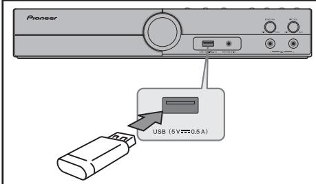 PIONEER DCS-424K - USB-Anschluss - 1