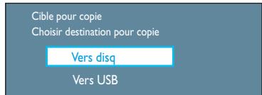 PHILIPS DVDR5570H - Copie de fichiers du disque dur vers un périphérique USB ou un DVD inscrittable - 1